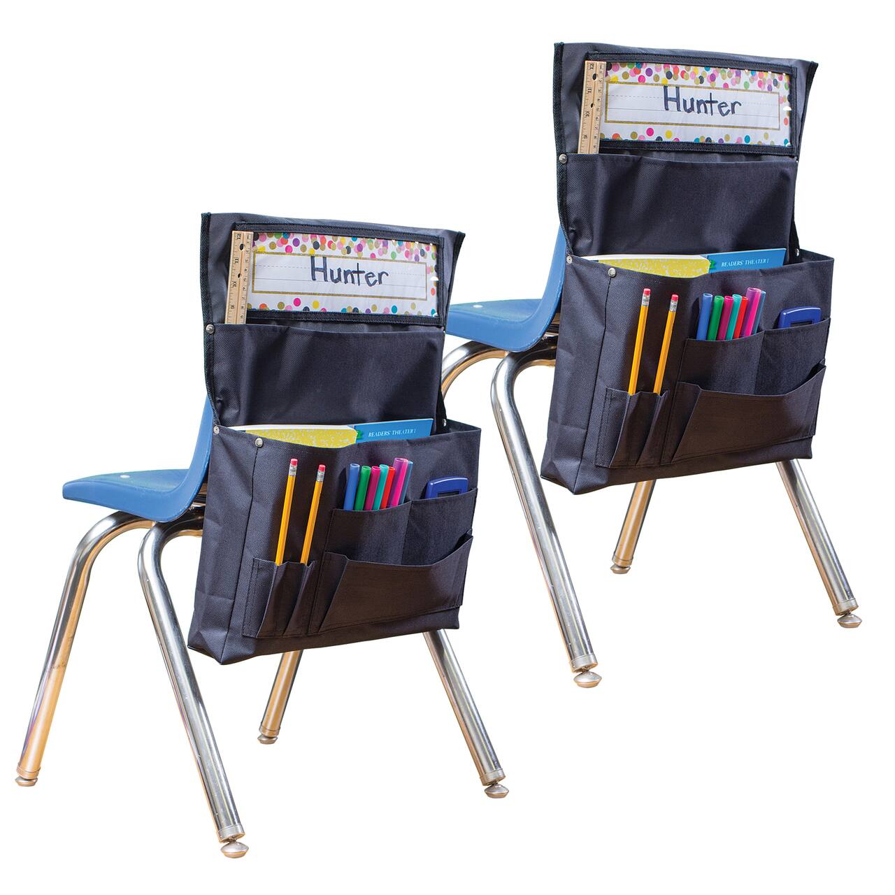 Teacher Created Resources® Black Chair Pocket, 2ct.